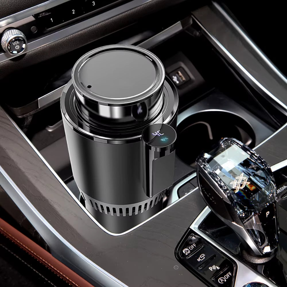 DC 12V Warmer Cooler Smart Car Cup Car Heating Cooling Cup 2-In-1 Car Office Cup Mug Holder Cooling Beverage Travel Drinks Cans