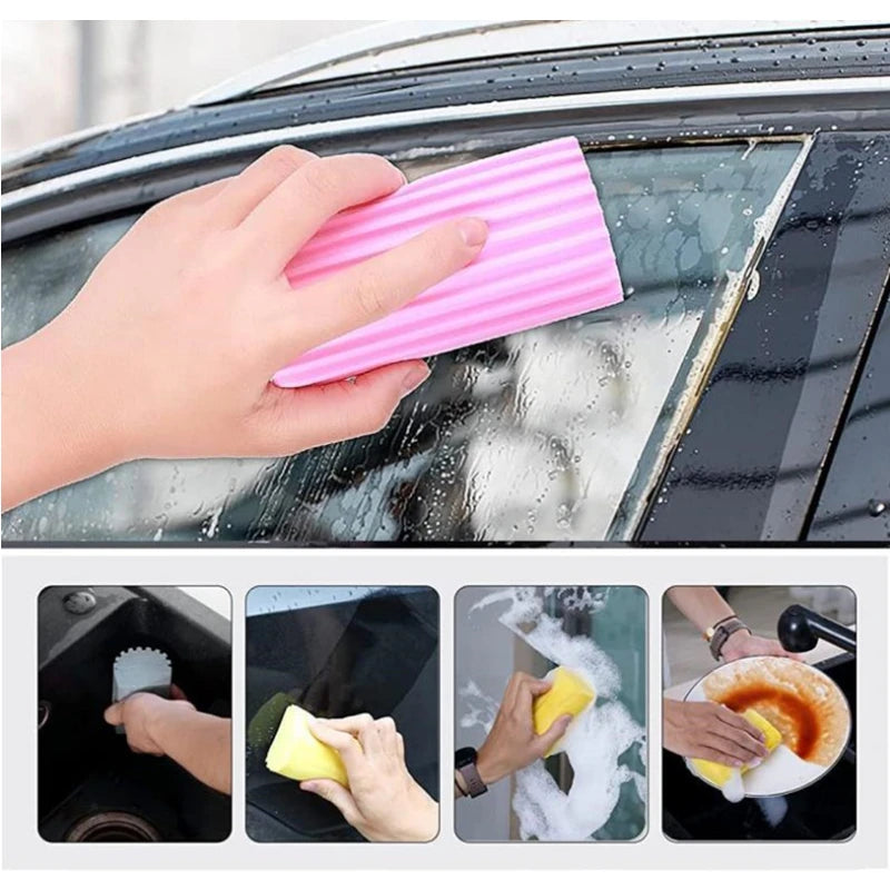Newest 5/3/1PC Multi-Function Strong Absorbent PVA Sponge Car Household Cleaning Sponge Household Cleaning Sponge Accessories