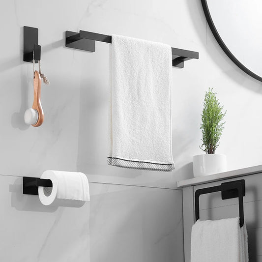 Accesorios de Baño Minimalista Negro