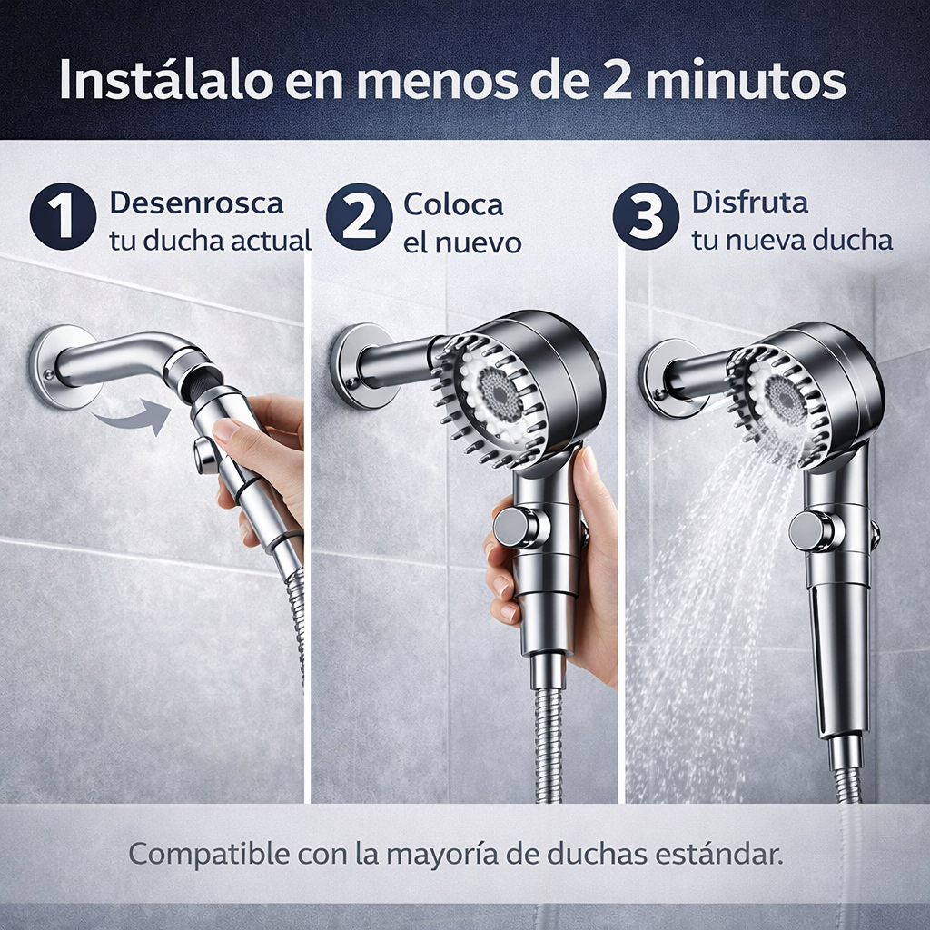 AquaPure™ – Cabezal de ducha antical